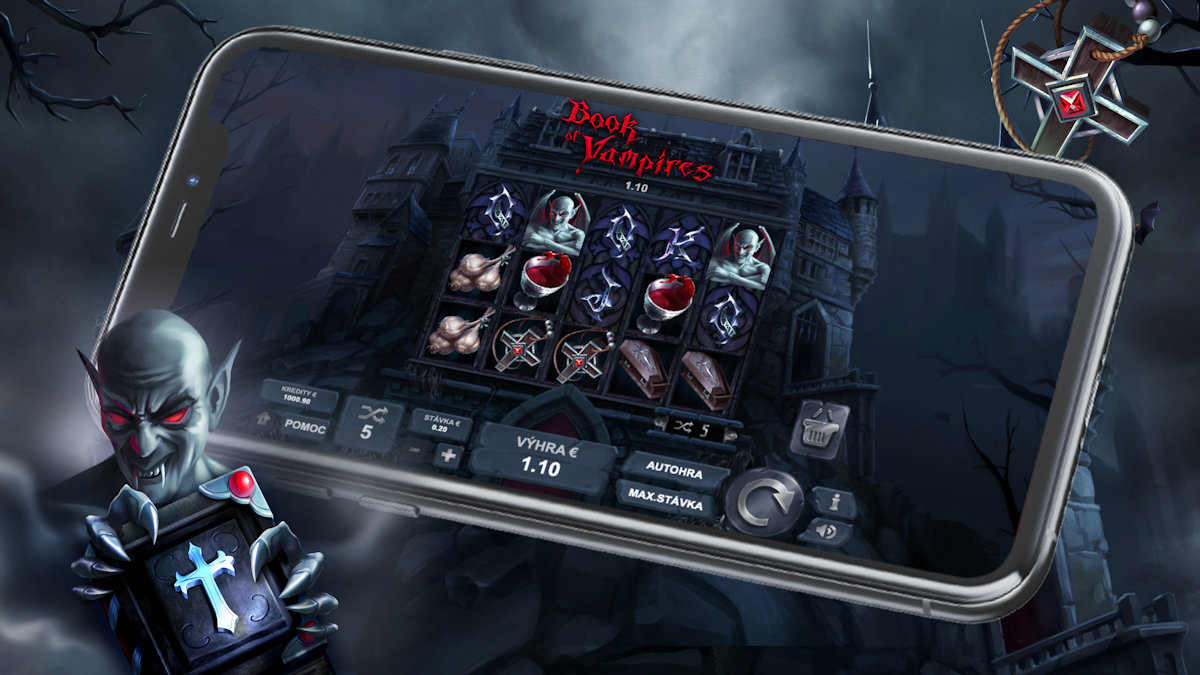 Hororový online slot Book of Vampires