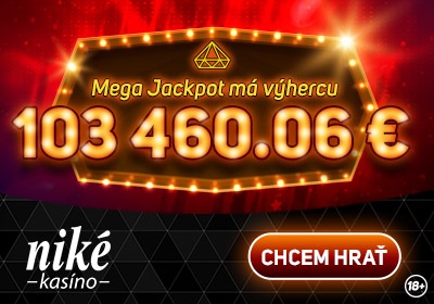 V Niké padol ďalší stotisícový Mega Jackpot