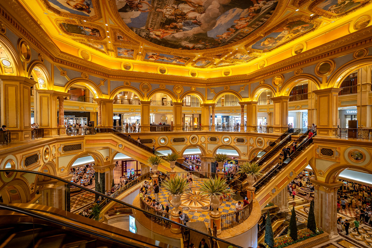 Luksusowe wnętrze The Venetian Macao