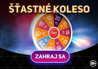 Vytoč si free spiny v Šťastnom kolese 