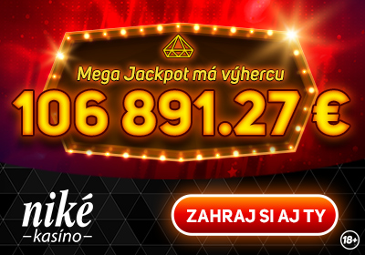 Niké hlási famózny Mega Jackpot 
