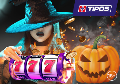Halloweenska nálož free spinov v Tipose
