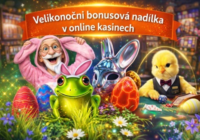 Velikonoční bonusová nadílka v online kasinech