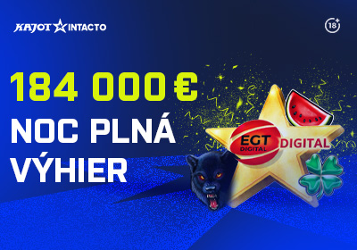 Výherná noc v Kajot Intacto