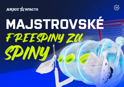 Nenechaj si ujsť hokejové bonusy v Kajot Intacto 