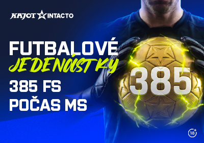 Futbalové jedenástky v Kajot Intacto 