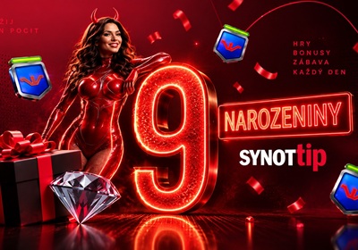 SYNOTtip slaví 9. narozeniny plné bonusů