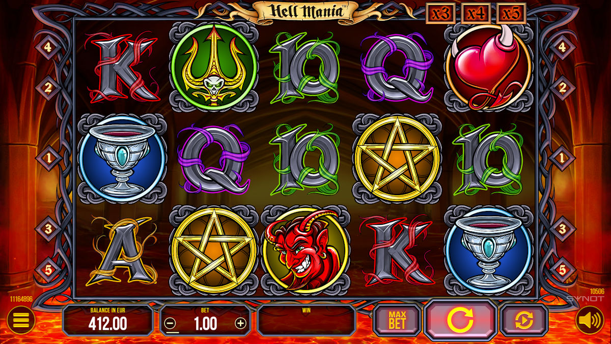 Reels of Hell Mania slot machine 