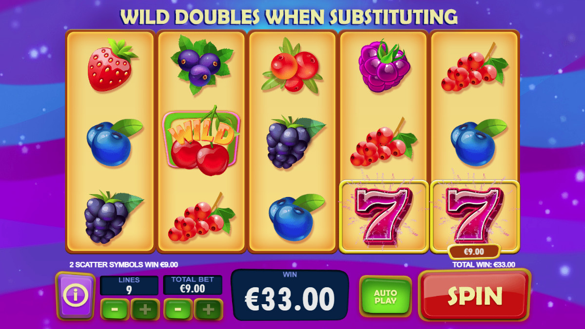 Okamžitá výhra přes Scatter Symbol na Berry Berry Bonanza