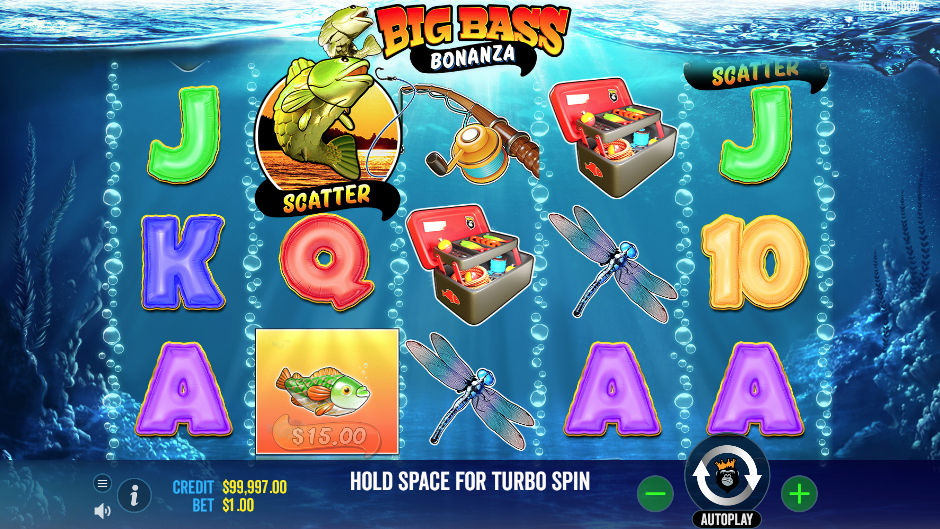 Visual of the Big Bass Bonanza by Pragmatic Play