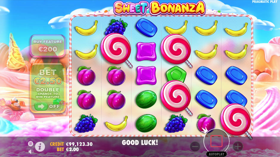 Scatter symbols in the Sweet Bonanza online slot