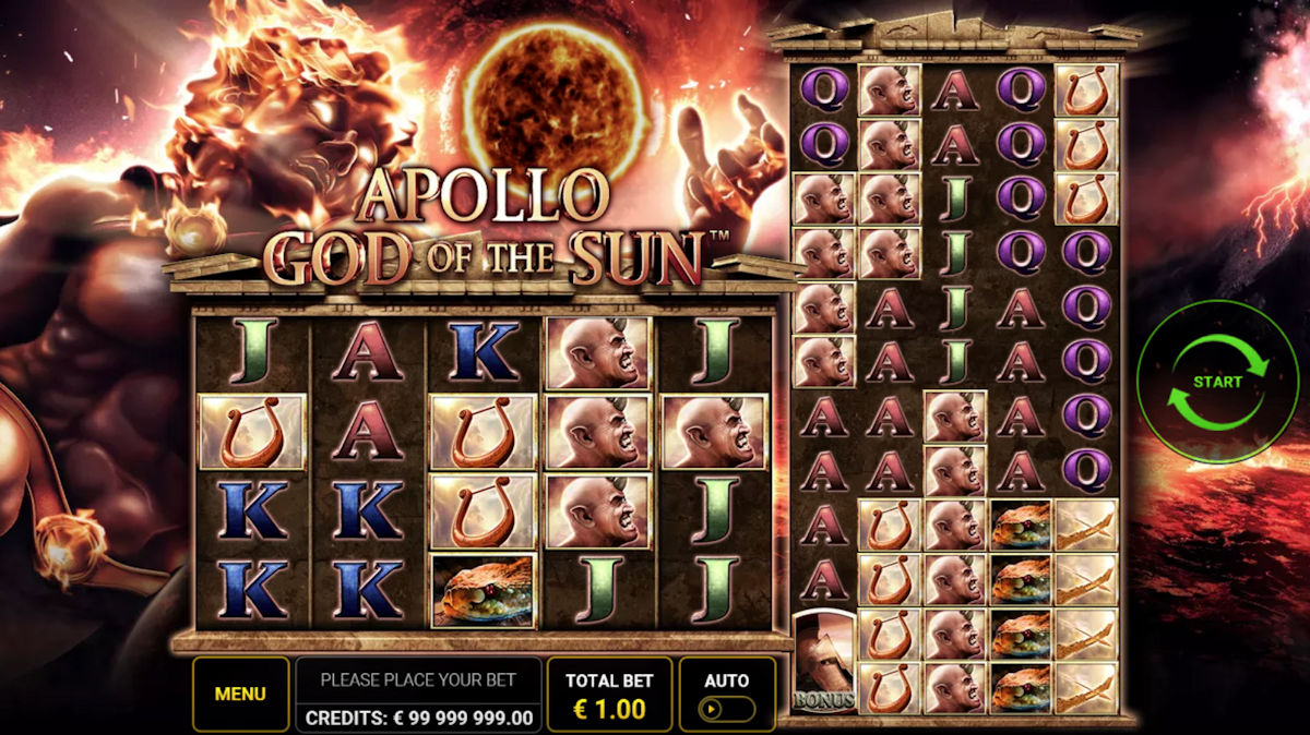 The Apollo God of the Sun’s visuals on mobile