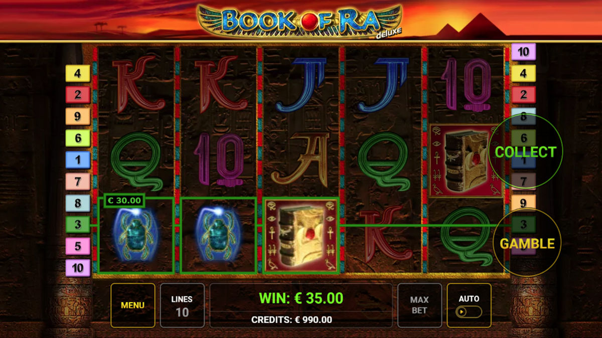 Ako vyzerá hra Book of Ra Deluxe na mobile