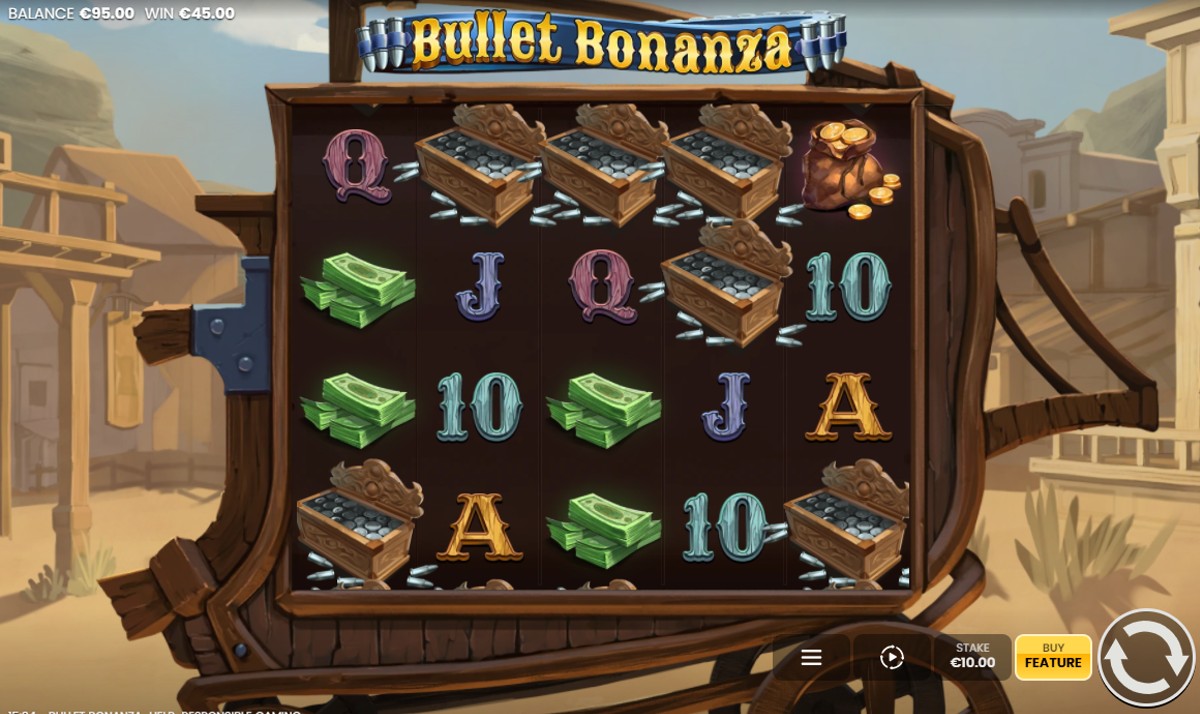 Vizuál online automatu Bullet Bonanza od Octoplay